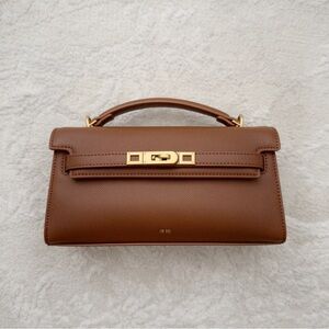 JW PEI Noor Top Handle Brown Handbag